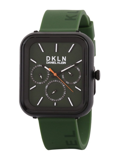 

Daniel Klein Men Green Dial & Green Straps Analogue Watch DK 1 12648-6