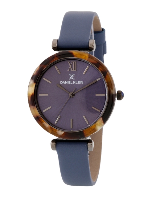 

Daniel Klein Women Blue Dial & Blue Leather Straps Analogue Watch DK 1 12544-6