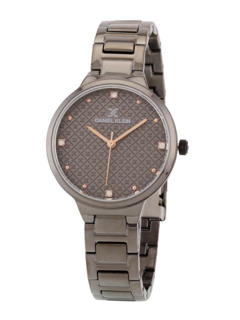 

Daniel Klein Women Grey Stainless Steel Analogue Watch DK.1.12529-5