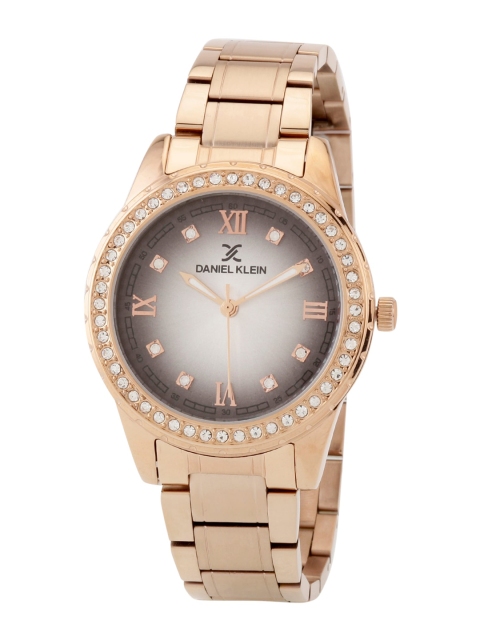 

Daniel Klein Women Silver & Gold Toned Stainless Steel Analogue Watch DK.1.12521-2