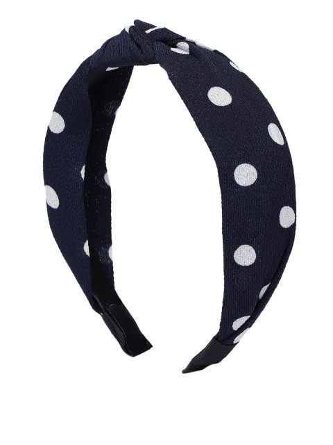 

MARC LOUIS Women Blue Polka dot Headband