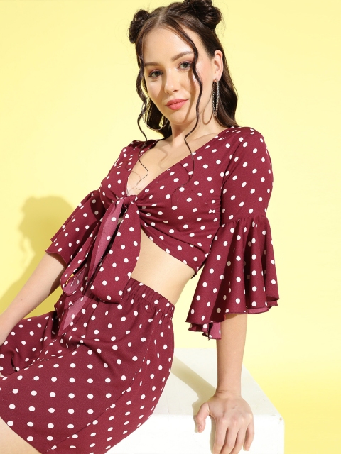 

Berrylush Women Gorgeous Red Printed Jumpsuit