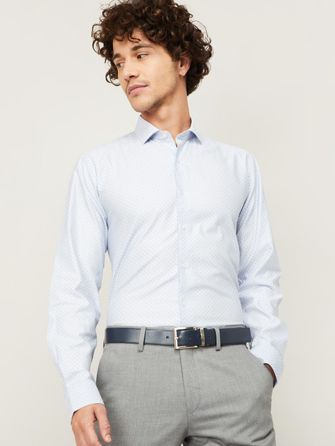 

CODE by Lifestyle Men Blue Opaque Printed Casual Shirt