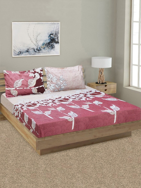 

Good Homes by Home Candy Unisex Maroon Floral, White