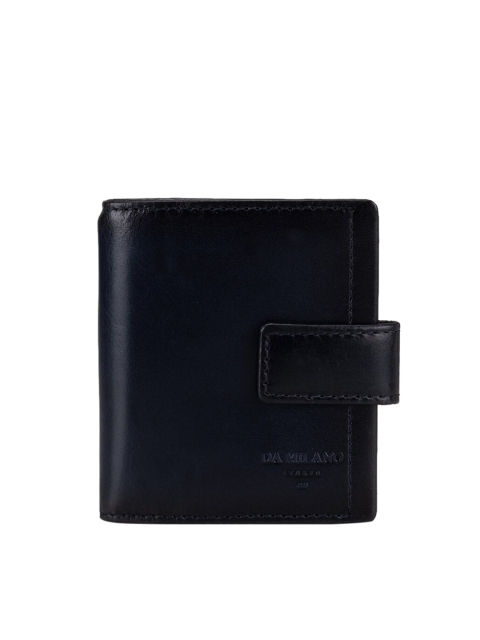 

Da Milano Unisex Navy Blue Solid Card Holder