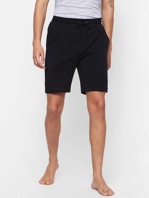 

Ajile by Pantaloons Men Black Lounge Shorts