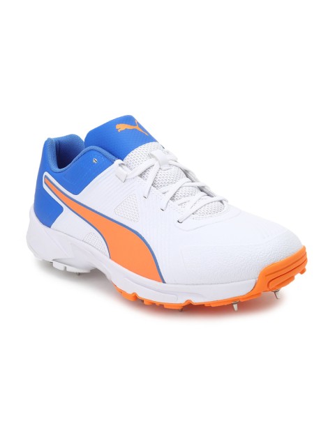 

Puma Men White Mesh Cricket Non-Marking Shoes