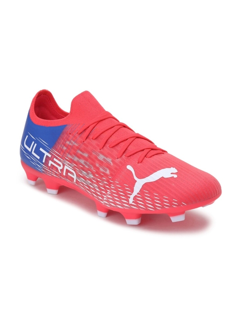 

Puma Men Pink Mesh Football ULTRA 3.3 FG/AG Shoes