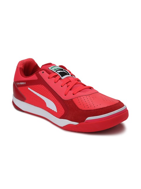 

Puma Unisex Pink Mesh Football Non-Marking Shoes