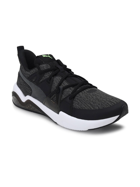 Puma Men Black Cell Fraction Knit Running Shoes - buy at the price of ...