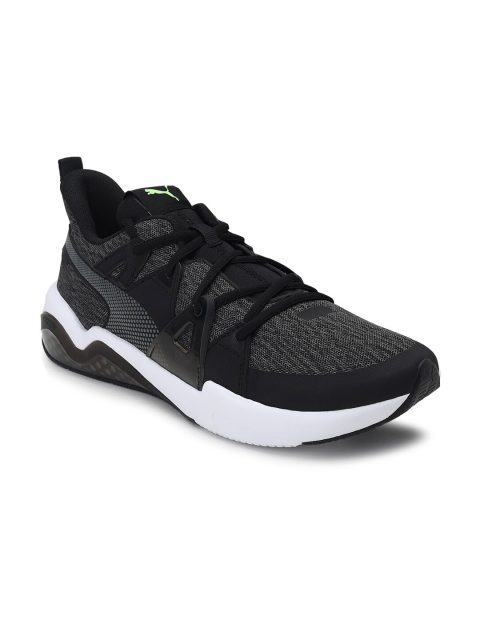 

Puma Men Black Cell Fraction Knit Running Shoes