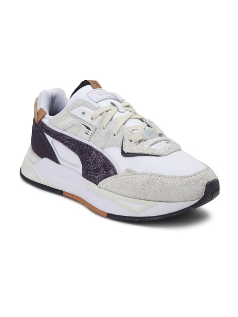 

Puma Unisex White Colourblocked Sneakers