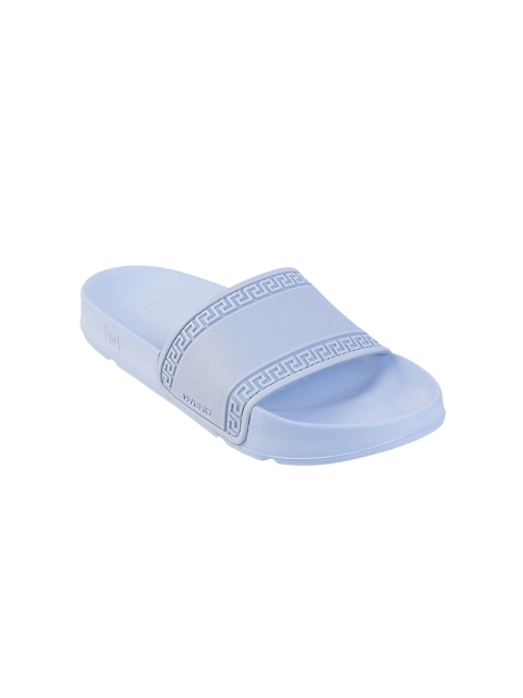 

Vento Women Light Blue Solid Sliders