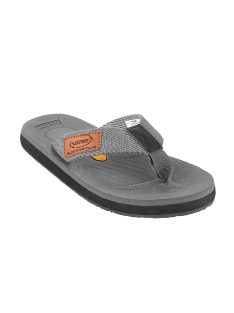 

Vento Men Grey Solid Thong Flip-Flops