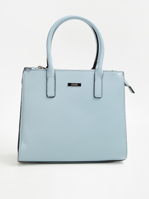 

CODE by Lifestyle Blue Structured Handheld Bag