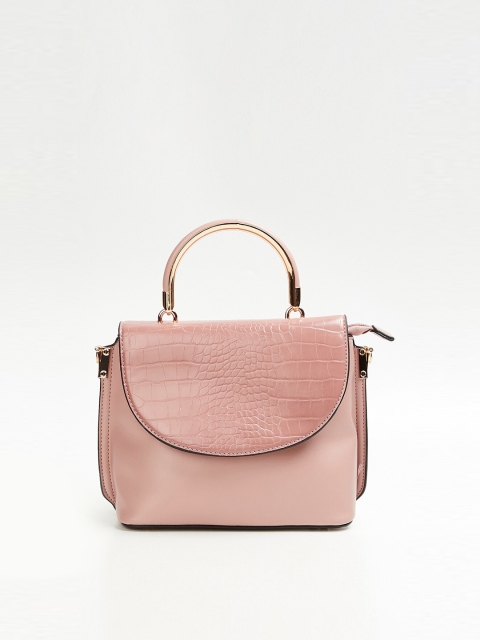 

CODE by Lifestyle Pink Structured Satchel