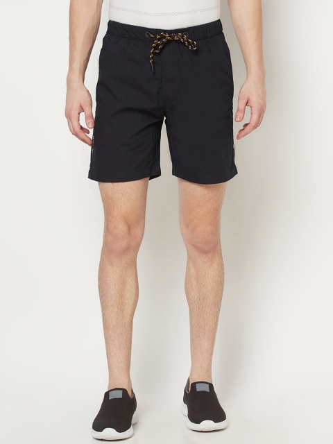 

Octave Men Navy Blue Regular Shorts