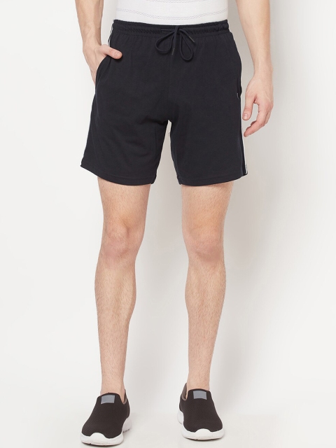 

Octave Men Navy Blue Regular Shorts