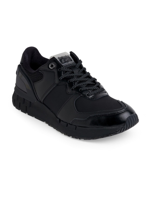 

Onitsuka Tiger Unisex Black PU Sneakers Rebilac Runner MP