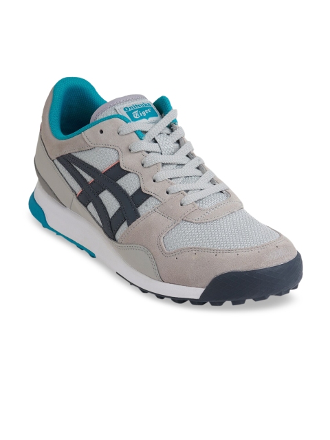 

Onitsuka Tiger Unisex Grey Colourblocked Leather Sneakers Horizonia