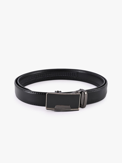 

BuckleUp Men Black Solid Formal Belt