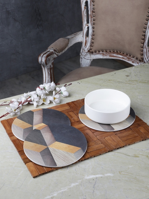 

Servewell Multicoloured Set of 3 Printed Trivet Coasters, Multi