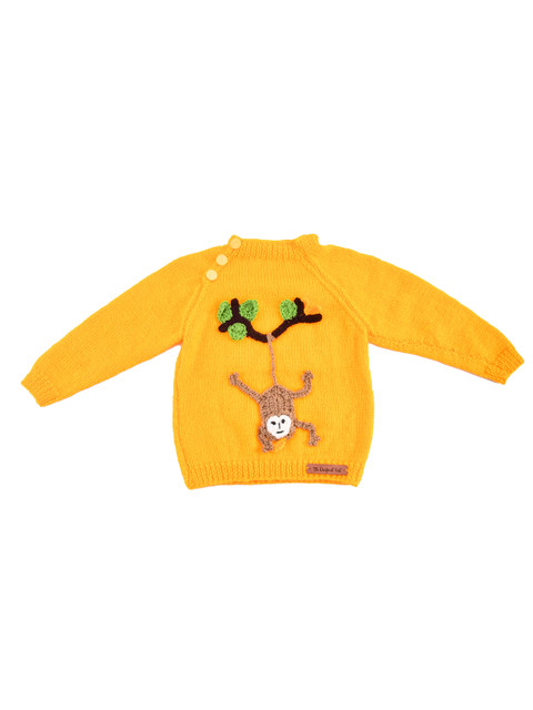 

The Original Knit Unisex Kids Yellow & Brown Sweater Vest