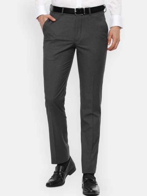 

Louis Philippe Men Grey Slim Fit Formal Trousers