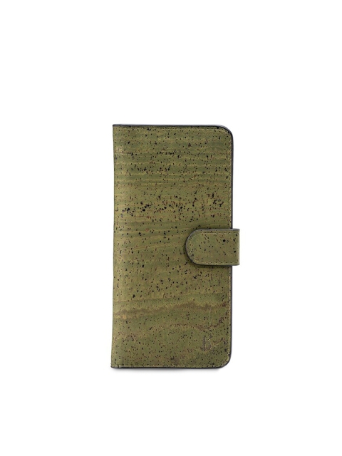 

Beej Women Green & Black Abstract Printed Two Fold Sustainable Wallet