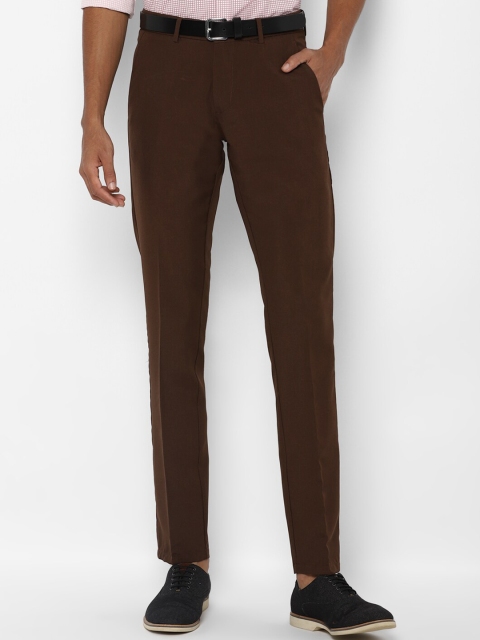 

Allen Solly Men Brown Slim Fit Formal Trousers