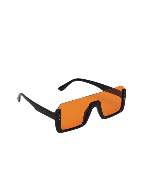 

Swiss Design Unisex Orange Lens & Black Half RimSquare Sunglasses SDSG-MOON FLASH-10