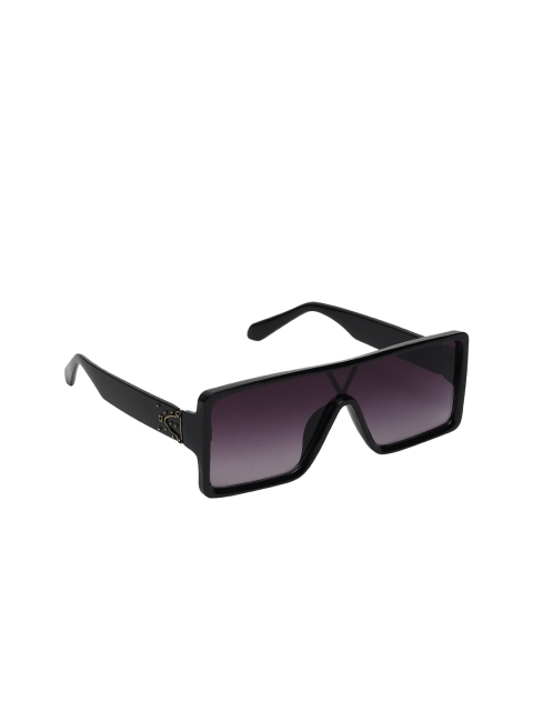 

Swiss Design Unisex Purple Lens & Black Full Rim Square Sunglasses SDSG-FAMER-01-Purple