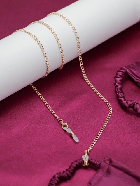 

Bellofox Women Gold-Toned Mask Chain