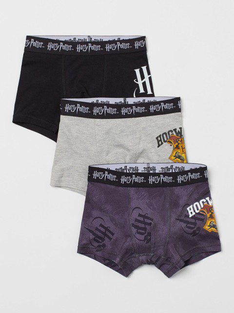 

H&M Boys 3-pack printed boxer shorts, Black