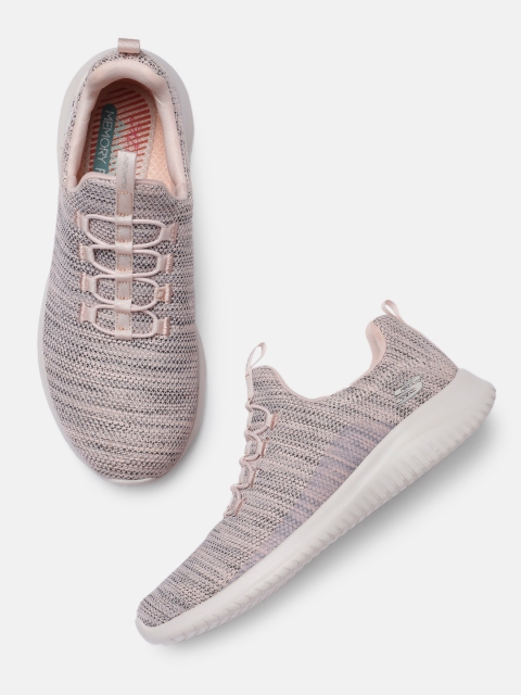 

Skechers Women Pink ULTRA FLEX-CAPSULE Slip-On Sneakers