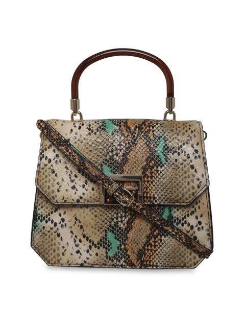 

ALDO Multicoloured Animal Textured PU Structured Handheld Bag, Multi