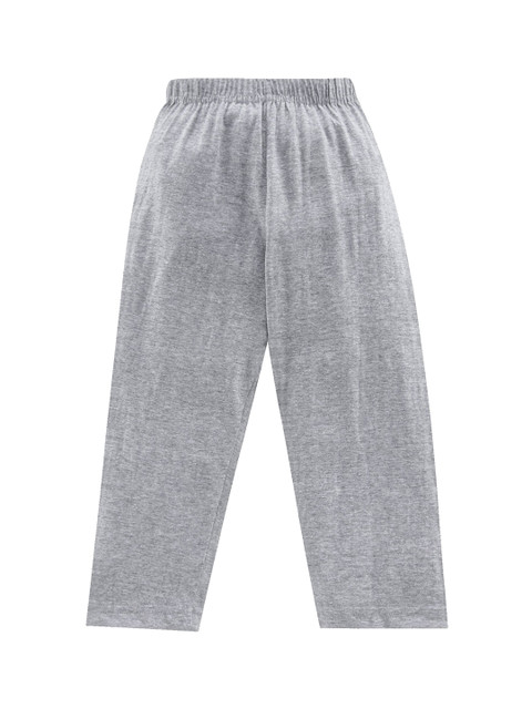 

KiddoPanti Boys Solid Grey Pyjama Pant With Single Pocket, Grey melange