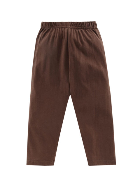 

KiddoPanti Boys Brown Solid Regular Fit Pyjama Pant