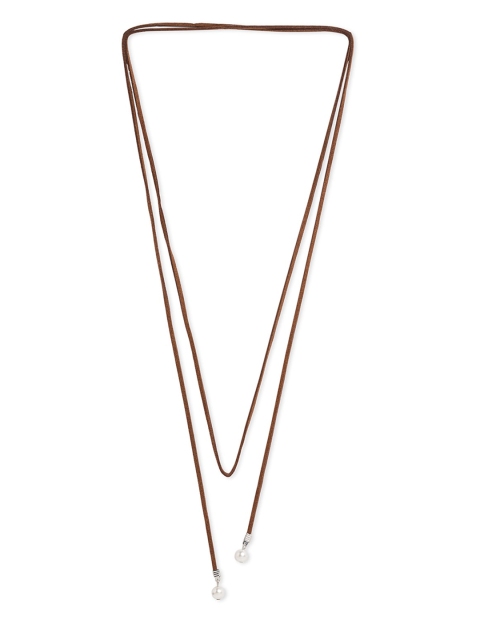 

Blisscovered Brown Contemporary Choker Necklace