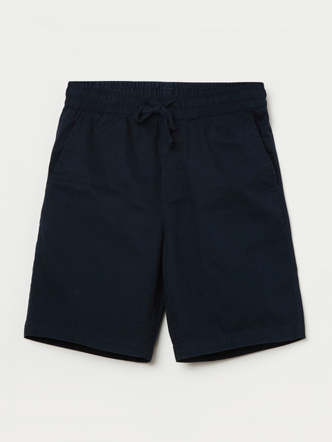 

Fame Forever by Lifestyle Boys Navy Blue Slim Fit Regular Shorts