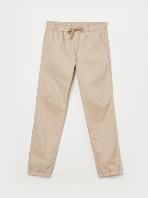 

Fame Forever by Lifestyle Boys Beige Slim Fit Trousers