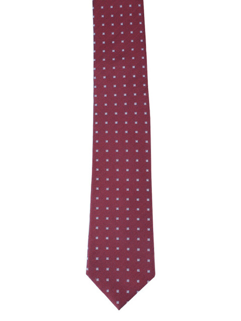 

Alvaro Castagnino Men Maroon Woven Design Skinny Tie