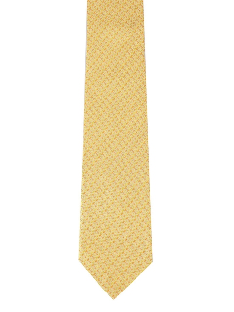

Alvaro Castagnino Men Yellow & Orange Woven Design Tie