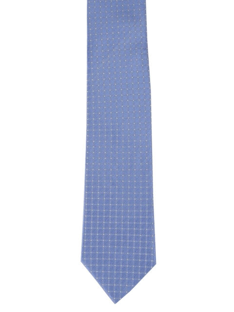 

Alvaro Castagnino Men Blue & White Checked Broad Tie