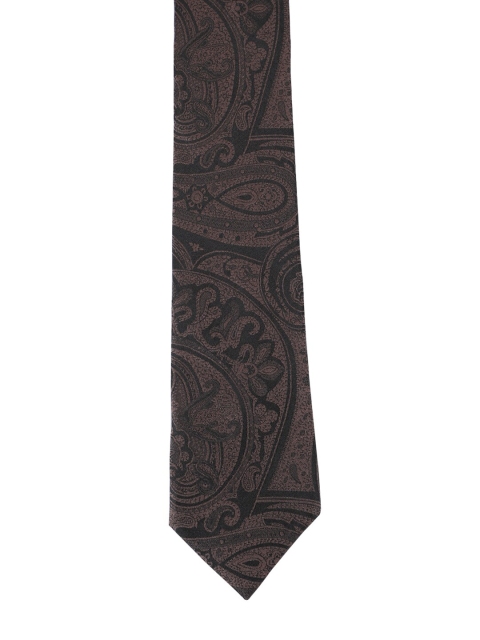 

Alvaro Castagnino Men Brown Printed Necktie