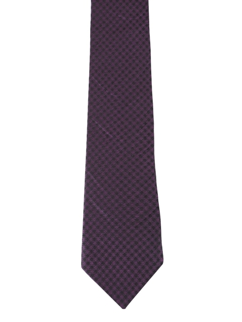 

Alvaro Castagnino Men Purple Printed Skinny Tie