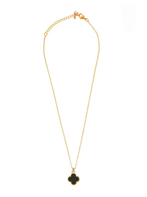 

Moon Dust Gold Plated Flower Pendant Set