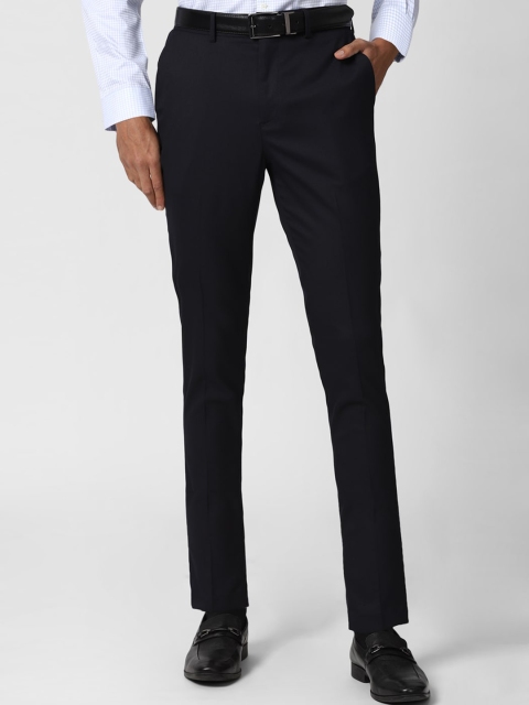 

Peter England Men Black Formal Trousers