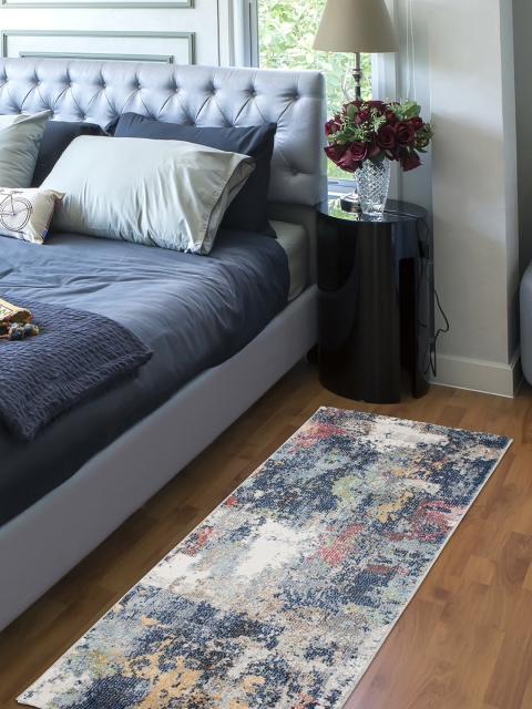 

OBSESSIONS Multicoloured Salsa Contemporary Printed Floor Runner, Multi