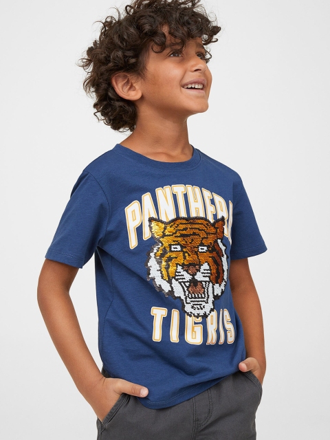 

H&M Boys Interactive-motif T-shirt, Blue
